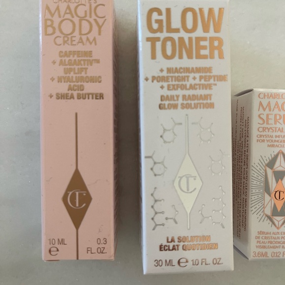 Charlotte Tilbury Magic Serum & Body Cream and Glow Toner Set - Picture 4 of 4